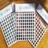 Gold, Silver or Holographic Heart Stickers 100 in a set 1cm and 8mm - 1 - Gold