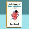 Funny Get Well Soon Card  - Coronary angioplasty - Heart Operation - Stents - For Him - Personalised inside. - Blank inside - Regular