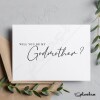 Simple Will You Be My Godparent Card, God Parent Proposal Card, God Parent Card, Christening Gift, Baptism Gift, Godparent Asking Card - Godfather