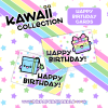 Kawaii Happy Birthday Cards - Default Title