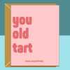 Funny personalised birthday card for friend, sister, bestie, cousin, colleague or anyone else rudely younger than you on their birthday - Blank inside - Regular