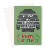 Bah Humbug Christmas Jumper Card