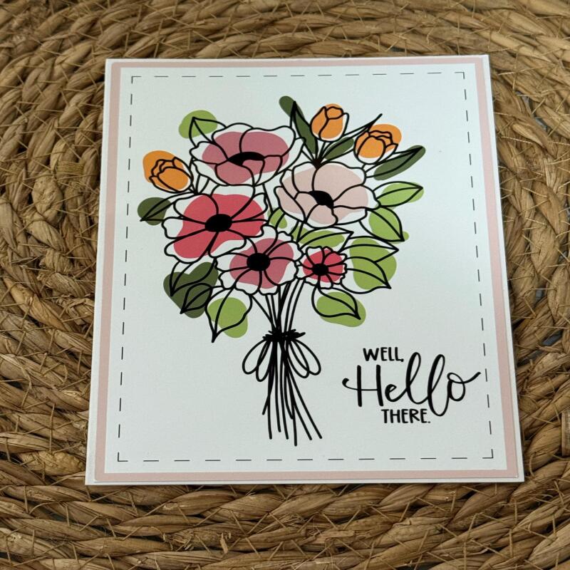 Handmade Floral Card Set