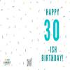 Funny 30-ish birthday card - Ideal for someone turning 31 - 39 years old. For him or for her.