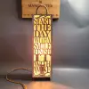 Quote for all Wine lover-Decorative Lamp-Rope Handle Unique Gift for Wine Lovers-Unique Home Décor-Rope Handle & Twisted Cord