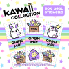 Kawaii Box Seal Stickers *New Designs!* - Chubbicorn - Single Sheet