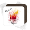 Personalised Negroni Coaster with Splash Effect