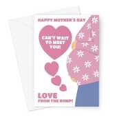 Cute Mother's Day Card From The Bump