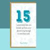 Funny 15th Birthday Card - Personalised - For Him or For Her - For someone turning 15 years old - Greetings Card - Customised if needed - Large - Blank inside