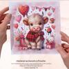 Printable Highland Cow Love Card