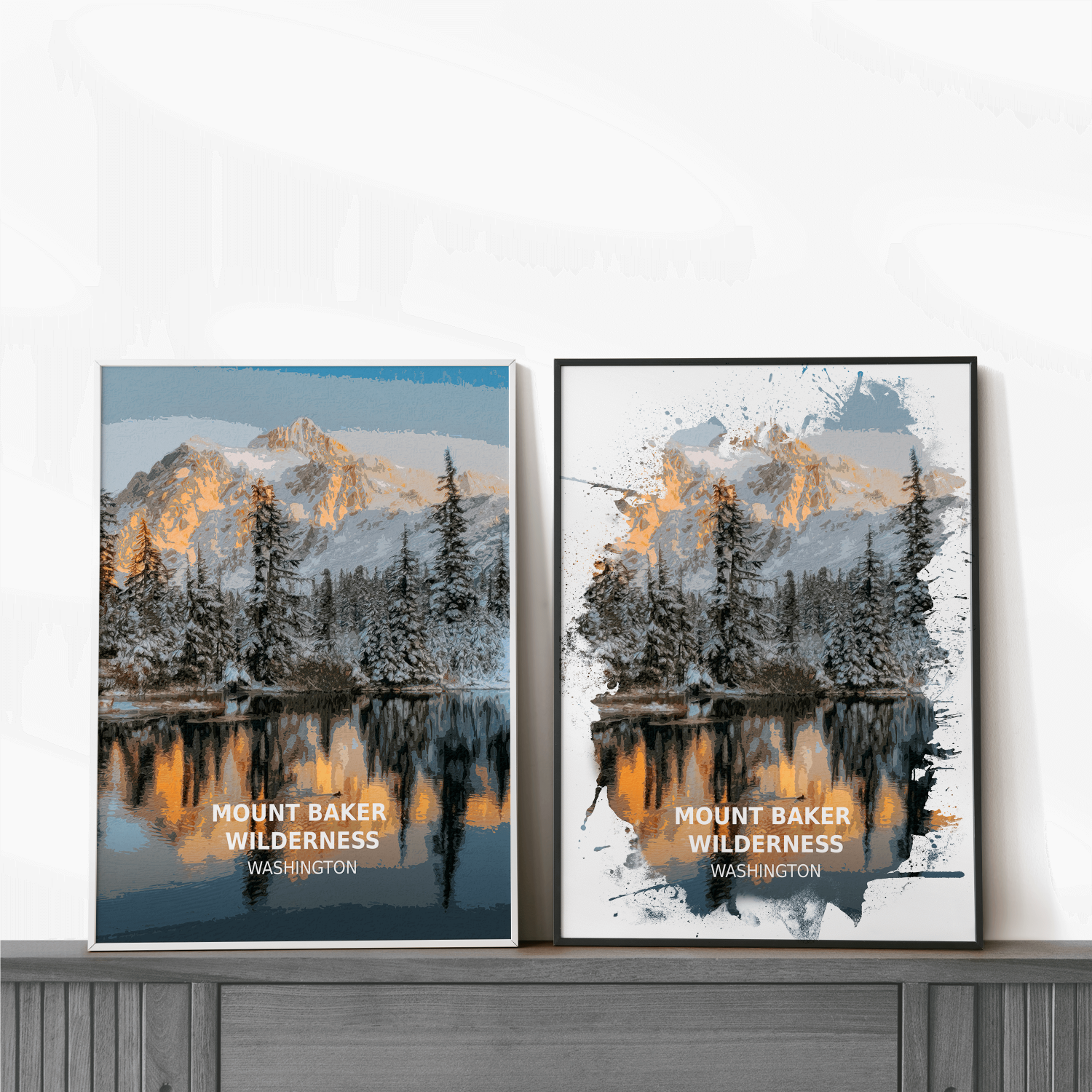 Mount Baker Wilderness - Washington - Print - A4 - Standard - Print Only