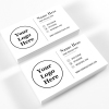 Custom Business Cards, designed and printed with your business logo, social media and information on. Quality Business Cards with Logo - Sample Card