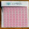 Butterfly Stickers 1cm wide 120 in a set - Pink