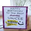 Hilarious Auntie/Uncle Birthday Card - Handcrafted Goodness - Auntie Crossed out