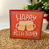 Handmade Unique Pop Up Beer Bucket Card - Handmade Surprise for Beer Lovers