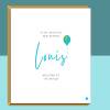 New Nephew Personalised Card - New Baby Customised Card - From Aunt or Uncle - Regular - Matte - Personalised Inside