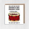 A broken drum - you just can't beat it funny dad joke Father's Day card for dad, father, daddy, papa, drummer (Size A6/A5/A4/Square 6x6") - A6: Single card