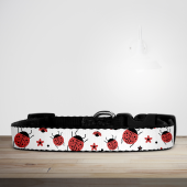 Nature Collection Red Ladybird Print Dog/Puppy Collar