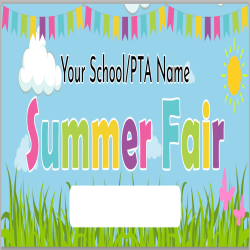 Summer Fair Banners Design 2 - 2' x 4'