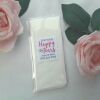 64p each (for 4 +) Personalised Happy tears tissues, happy tears wedding tissues - 1 packet