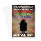 Video Gamer Christmas Card - Let It Snow
