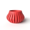 The Toril Planter Pot with Drainage Tray & Stand Included - Matte Dark Green - 3"