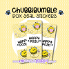 ChubbiBumble Bee Box Seal Stickers - Single sheet (1)