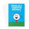 Happy Birthday Card - Teeriffic Golf Joke - A5 Greeting Card - A5 Portrait - 1 Card