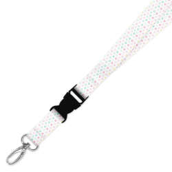 Double Breakaway Lanyard - Scribble Circles