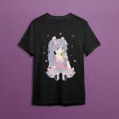 Harajuku Street Fashion T-shirt - Anime Girl with Candy Lollipop