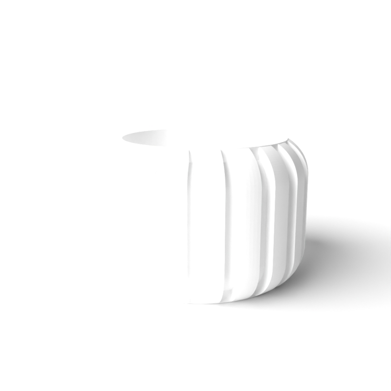 The Panu Planter Pot with Drainage: Tray & Stand Included for Plants - Matte Dark Green - 3"