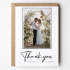 Personalised Photo Wedding Thank You Cards, Wedding Thank You Card Multipack, Modern Wedding Photo Thank You Card, Thank You With Envelopes - A6 - 4.1" x 5.8"