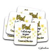 Dad, I will Always Be Your Financial Burden Coaster - Funny Birthday Coaster, Funny Dad Gift, From Daughter, Best Dad Gift - Single Coaster