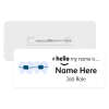 #hello my name is... Name Badge - Watercolour Braces