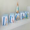 Personalised Peter Rabbit Blocks,Peter Rabbit Birthday,Peter Rabbit Room Deco - 4cm