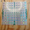 100 Silver Holographic Snowflake Stickers