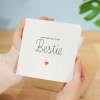 Best Friend Birthday Card Bestie Card for Best Friend Greeting Card Special Best Friend Birthday Gift Heartfelt Message Card for Her - Large (5x7) / Blank Message