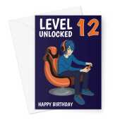 Happy Birthday - Age 12 - Level Unlocked Video Gamer