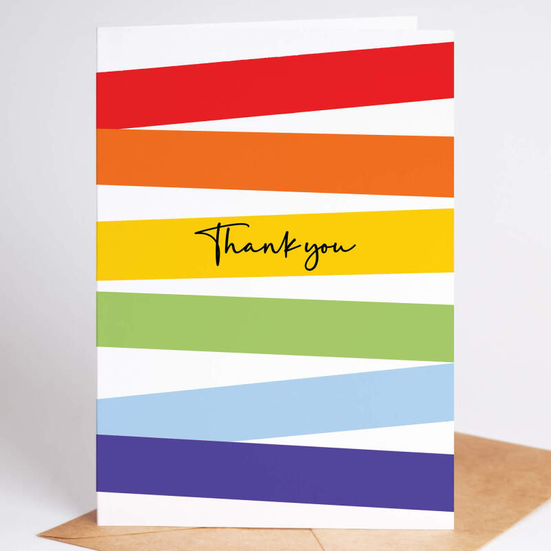 Thank you cards multipack with envelopes 6/12/24/48 - A6 - 4.1" x 5.8" - Set of 6 Cards