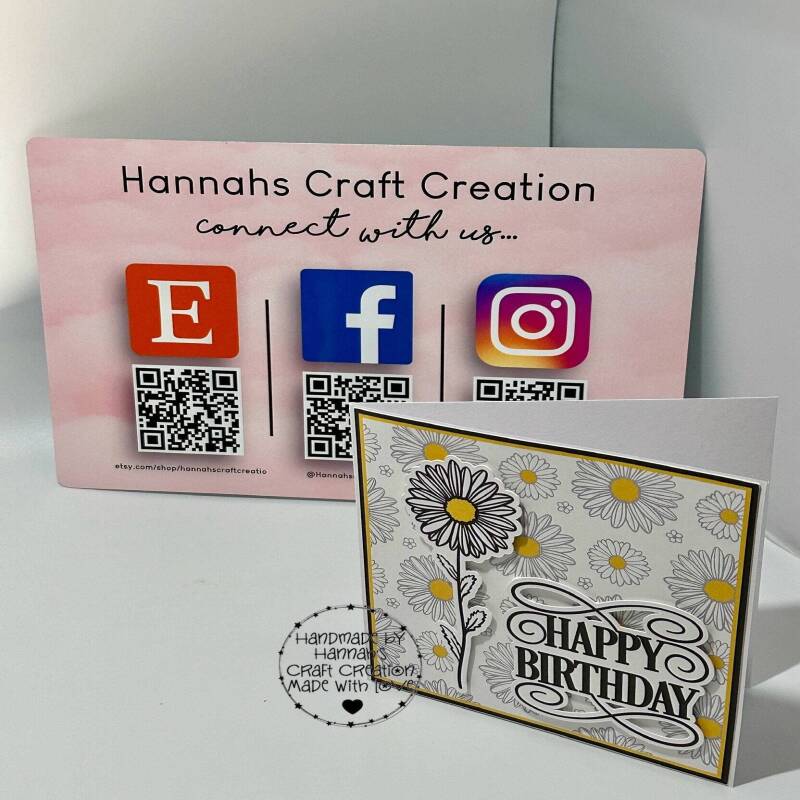 Happy Sunflower Birthday Card just for them