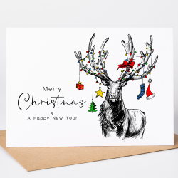 Corporate Christmas Cards - Company logo Cards - A6 - 4.1" x 5.8"