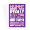 Funny Snack Please Mummy Mother's Day Card - A5 Portrait - 1 Card