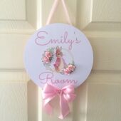 Handmade Personalised Door Sign, Peter Rabbit Nursery Door Sign,Flopsy Door Sign