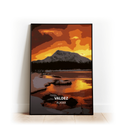 Valdez - Alaska - Print - A4 - Standard - Print Only