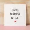 Happy Birthday Card For Him Boyfriend Birthday Card Girlfriend Birthday Card Husband Happy Birthday Card For Wife or Best Friend - Square (6x6) / Blank Message