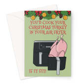 Air Fryer Christmas Card