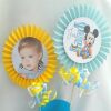 Personalised Baby Mickey 1st Birthday Cake Topper,Mickey Centrepiece,First cake - Age rosette