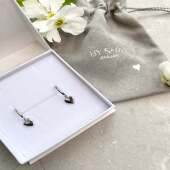 Maid of Honour Heart earrings