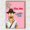 Kiss me under the camel toe Christmas card - A6: Single card