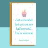 Funny 30th Birthday Card - Cheeky Card for Him or For Her - For someone turning 30 years old - Personalised inside if needed - Blank inside